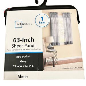 Mainstays Walmart Curtain Panel